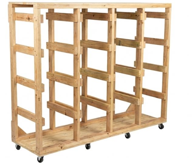 DIY 27 Gallon Tote Storage Rack Plans | DIY Tote | Bin Rack plans | Tote Garage Storage Shelves | Tote Storage Rack | Storage bin Plans